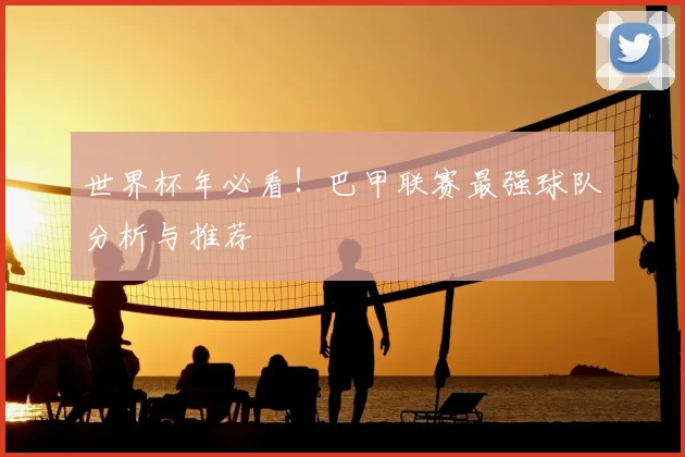 世界杯年必看!巴甲联赛最强球队分析与推荐